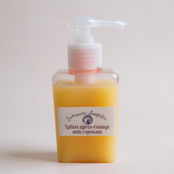 Lotion après-rasage...
